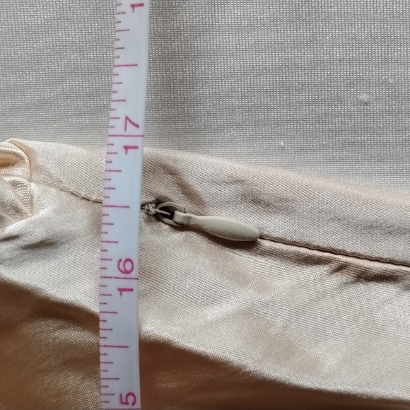 Kaia Gerber X Zara Limited Edition Satin Effect Mini Dress S Champagne - Picture 7 of 9